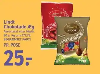 SPAR Lindt chokolade æg tilbud