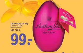 SPAR Anthon berg tin æg tilbud