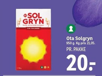 Ota solgryn