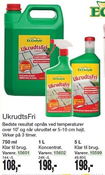 Harald Nyborg Ukrudtsfri tilbud