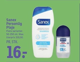 SPAR Sanex personlig pleje tilbud