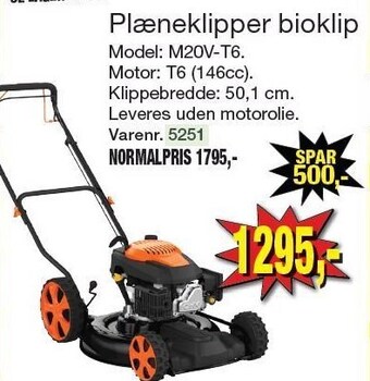Plæneklipper bioklip