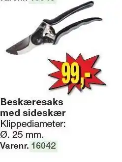 Harald Nyborg Beskæringssaks med sideskær tilbud