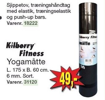 Harald Nyborg Kilberry fitness yogamåtte tilbud
