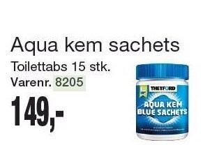Harald Nyborg Aqua kem sachets tilbud