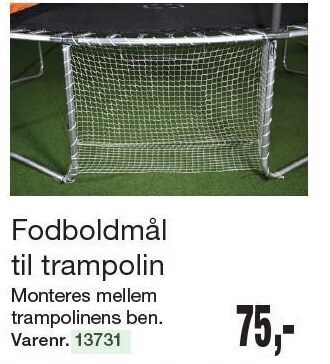 Harald Nyborg Fodboldmål til trampolin tilbud