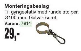Monteringsbeslag
