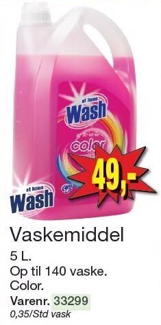 Vaskemiddel