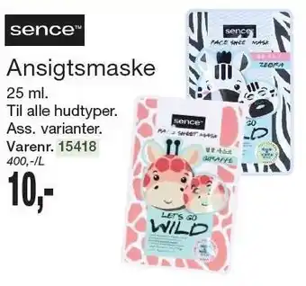 Harald Nyborg Sence ansigtsmaske tilbud
