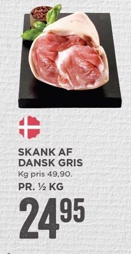 MENY Skank af dansk gris tilbud