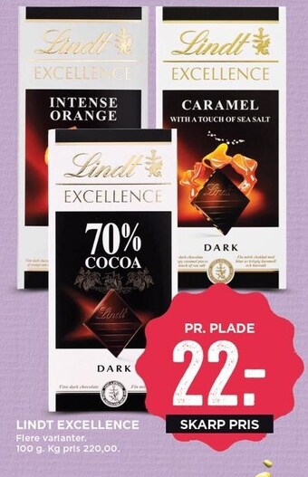 MENY Lindt excellence tilbud