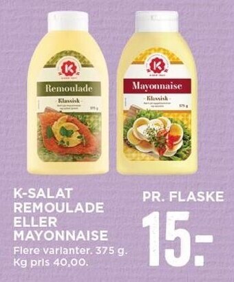 K-salat remoulade el. mayonnaise