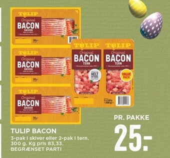 MENY Tulip bacon tilbud