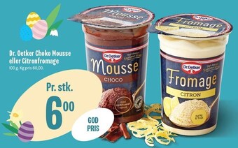 Dr. oetker choko mousse eller citronfromage