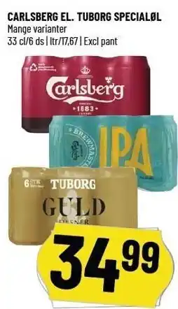 Løvbjerg Carlsberg el. tuborg special øk tilbud