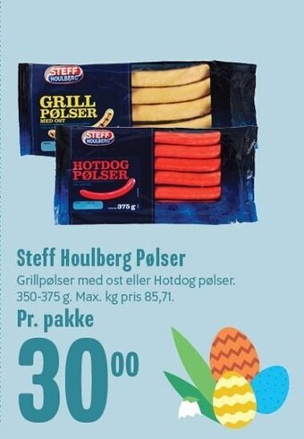 Min Købmand Steff houlberg pølser tilbud
