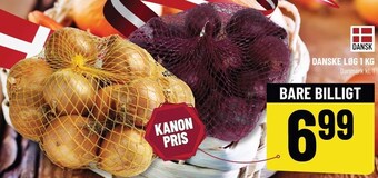Danske løg 1 kg