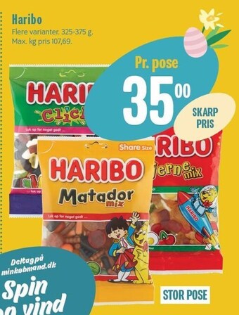 Min Købmand Haribo tilbud