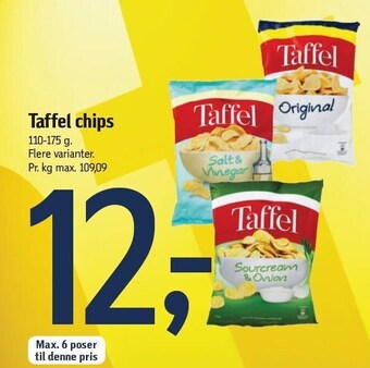 Føtex Taffel chips tilbud