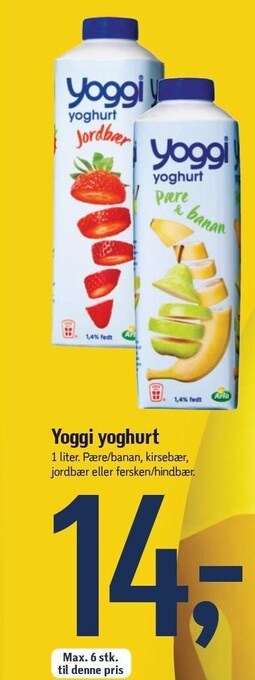 Føtex Yoggi yoghurt tilbud