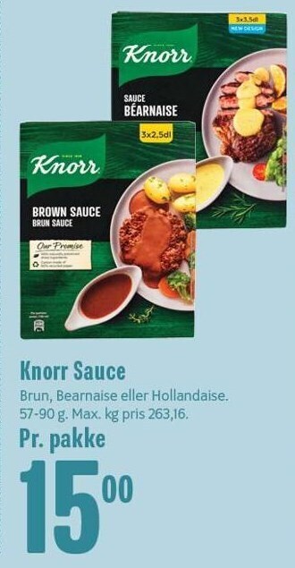 Knorr sauce