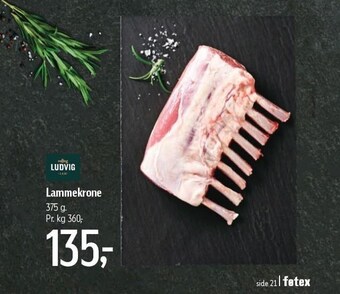 Føtex Ludvig lammekrone tilbud