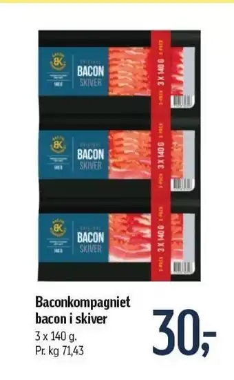 Baconkompagniet bacon i skiver