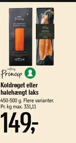 Føtex Koldrøget el. halehængt laks tilbud