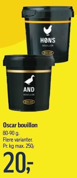 Føtex Oscar bouillon tilbud