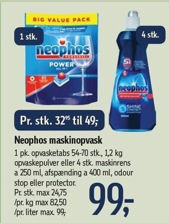 Føtex Neophos maskinopvask tilbud