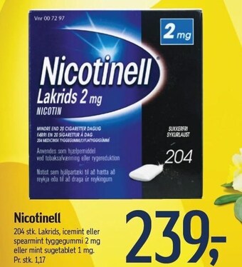 Føtex Nicotinell tilbud