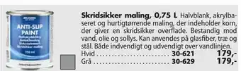 Biltema Skridsikker maling, 0,75 L tilbud