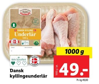 Dansk Kyllingeunderlår