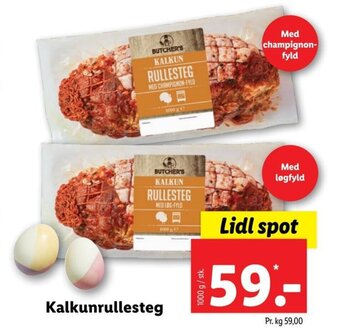 Lidl Kalkunrullesteg tilbud