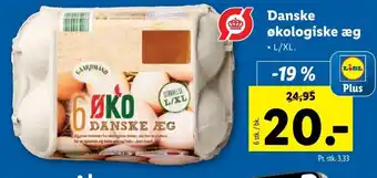 Lidl Danske Økologiske Æg tilbud