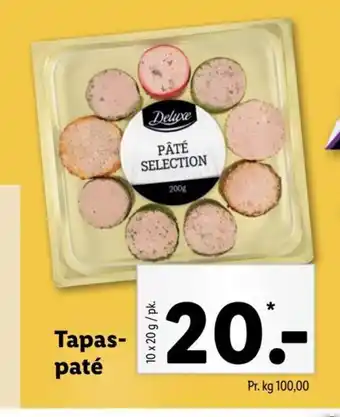 Lidl Tapas-Paté tilbud