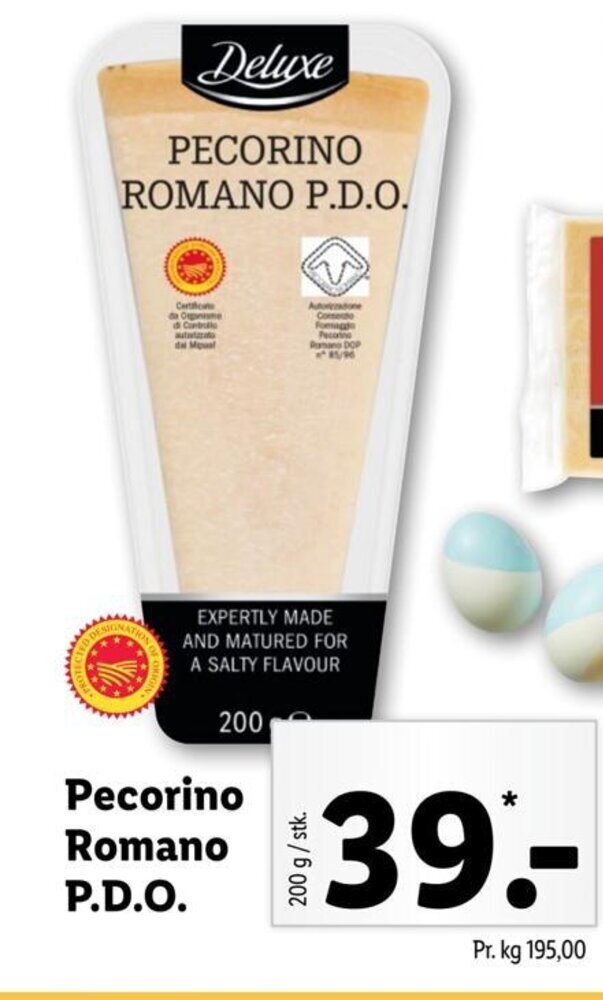 Pecorino Romano P.D.O. tilbud hos Lidl