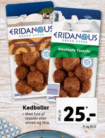 Lidl Kødboller tilbud