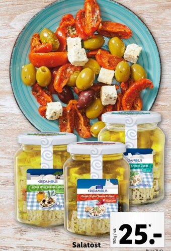 Lidl Salatost tilbud