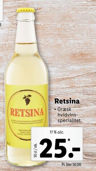 Lidl Retsina tilbud