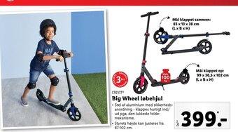 Lidl Big Wheel Løbehjul tilbud