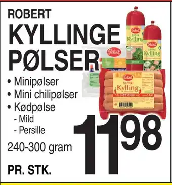 ABC Lavpris Kyllinge pølser tilbud