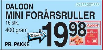 ABC Lavpris Mini forårsruller tilbud