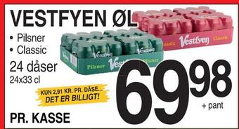 ABC Lavpris Vestfyen øl tilbud