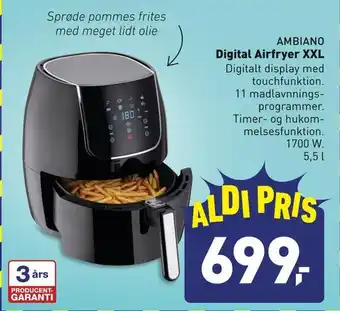 Digital airfryer xxl