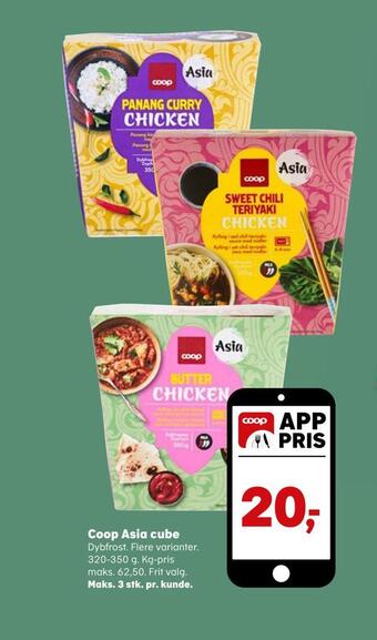 Kvickly Coop asia cube tilbud