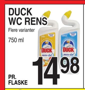 Duck wc rens