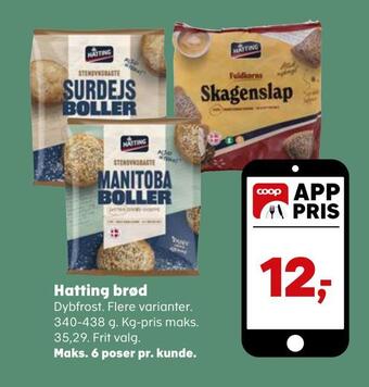 Kvickly Hatting brød tilbud