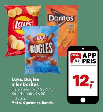 Lays, bugles eller doritos