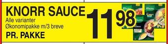 ABC Lavpris Knorr sauce tilbud